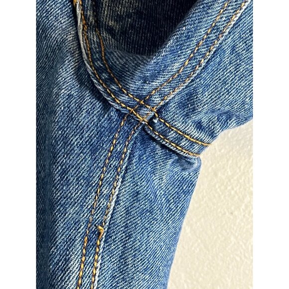 Vintage Disney Denim Shorts S Blue Minnie Mouse 80s Mom Jorts Retro Classic Chic - Picture 4 of 14